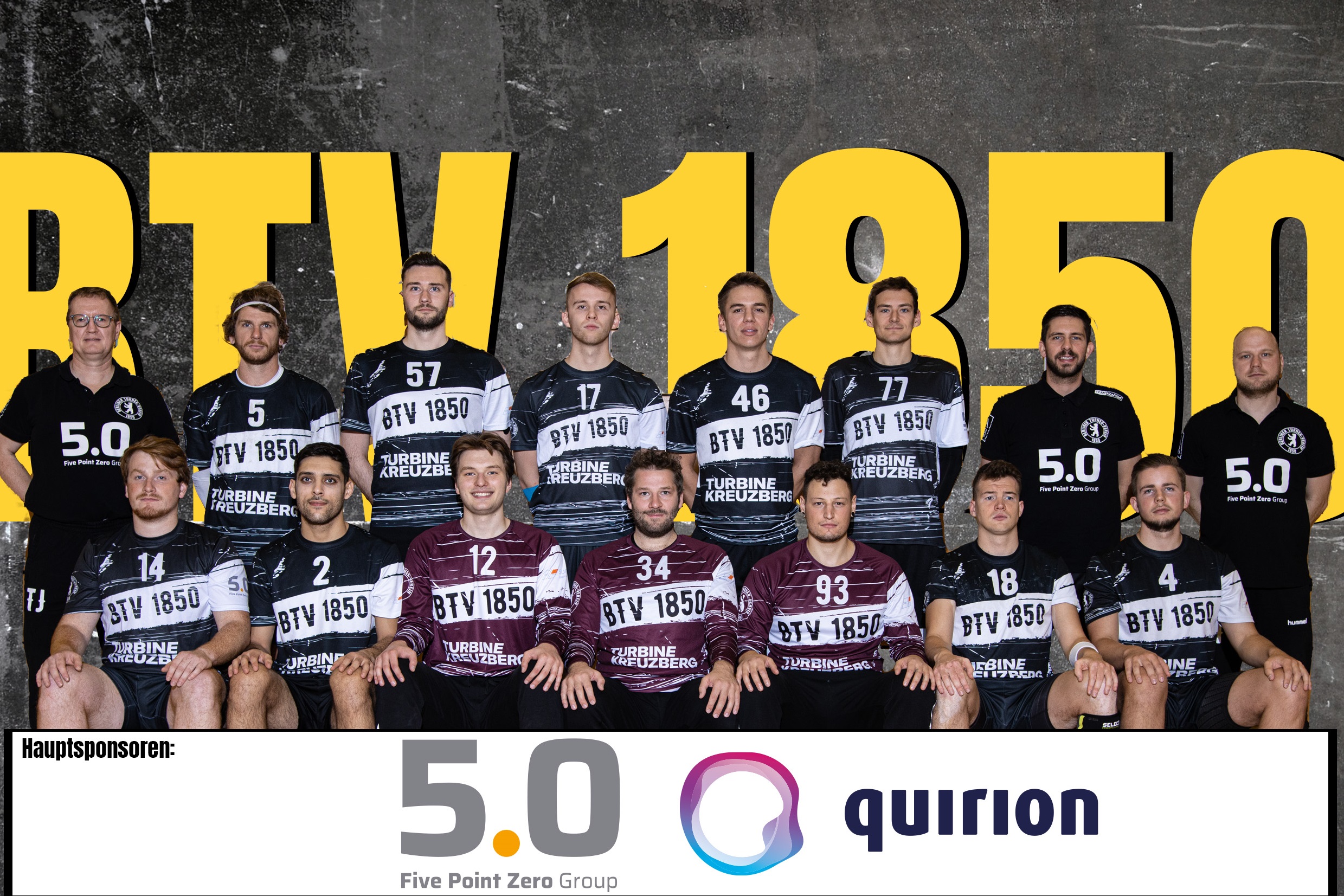 BTV Teambild 1. Männer 2022_23